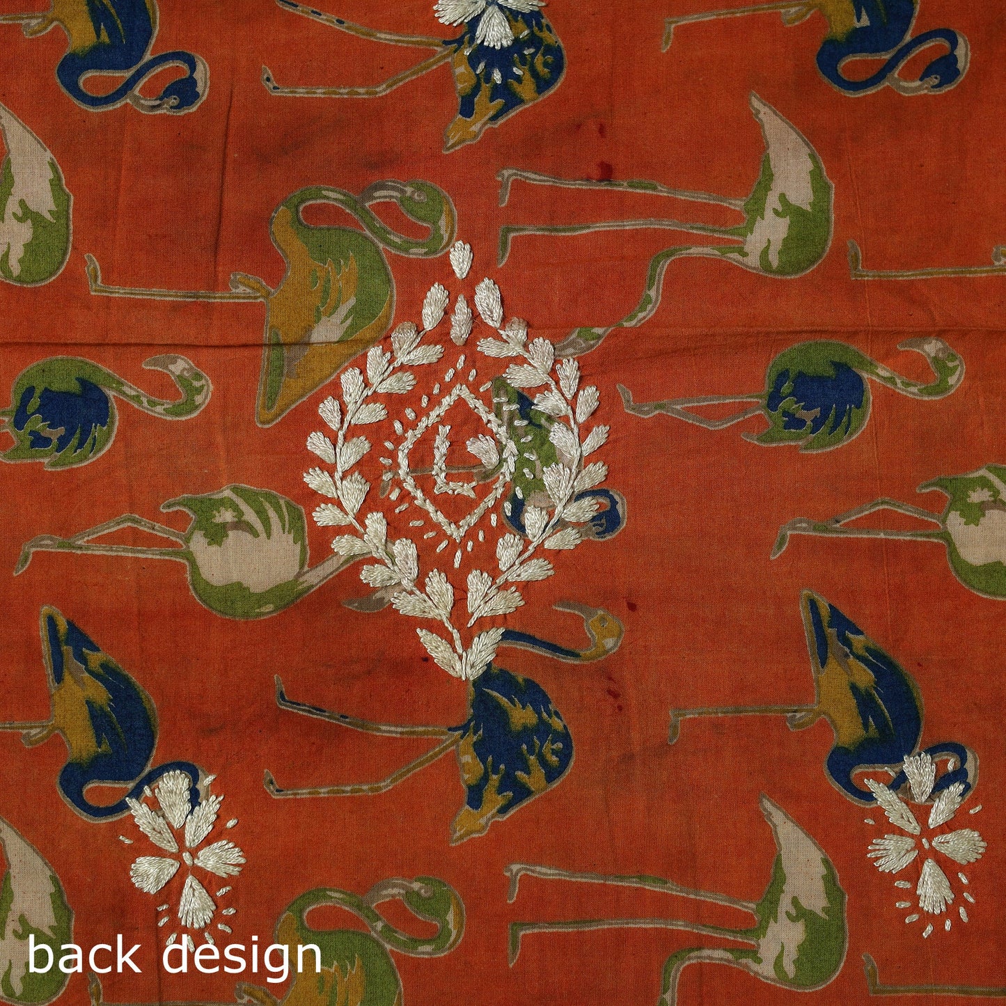 Lucknowi chikankari work kalamkari unstitched kurta