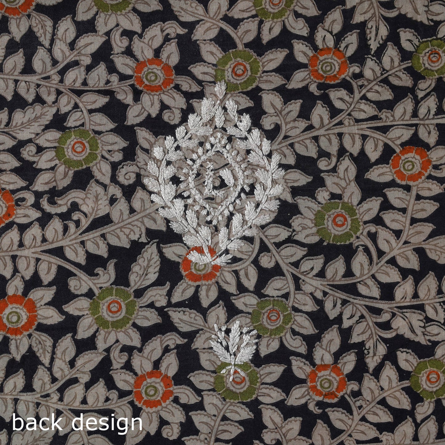 Lucknowi chikankari work kalamkari unstitched kurta