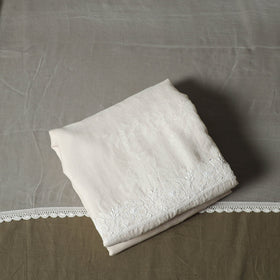 Lucknowi hand embroidered cotton chikankari 3pc unstitched