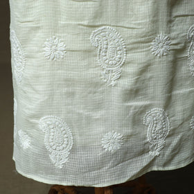Lucknowi hand embroidered kota doria cotton chikankari 2pc