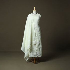Lucknowi hand embroidered kota doria cotton chikankari 2pc