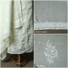 Lucknowi hand embroidered kota doria cotton chikankari 2pc