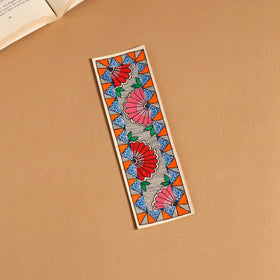 Madhubani handpainted bookmark 02 - handcrafted