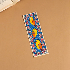 Madhubani handpainted bookmark 10 - handcrafted