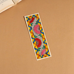 Madhubani handpainted bookmark 11 - handcrafted