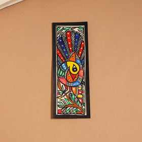 Madhubani handpainted bookmark (7 x 2 in) 13 - handcrafted