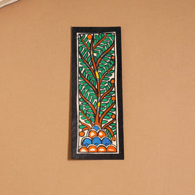 Madhubani handpainted bookmark (7 x 2 in) 17 - handcrafted