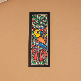 Madhubani handpainted bookmark (7 x 2 in) 24 - handcrafted