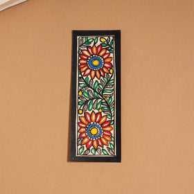 Madhubani handpainted bookmark (7 x 2 in) 26 - handcrafted