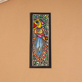 Madhubani handpainted bookmark (7 x 2 in) 31 - handcrafted