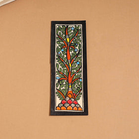 Madhubani handpainted bookmark (7 x 2 in) 33 - handcrafted