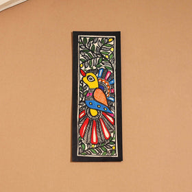 Madhubani handpainted bookmark (7 x 2 in) 38 - handcrafted