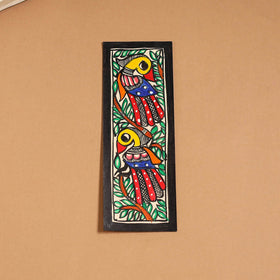 Madhubani handpainted bookmark (7 x 2 in) 41 - handcrafted