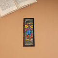 Madhubani handpainted bookmark (7 x 2 in) 49 - handcrafted