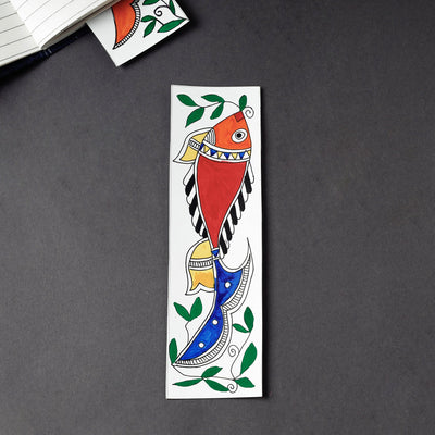 Buy Madhubani Handpainted Bookmark 