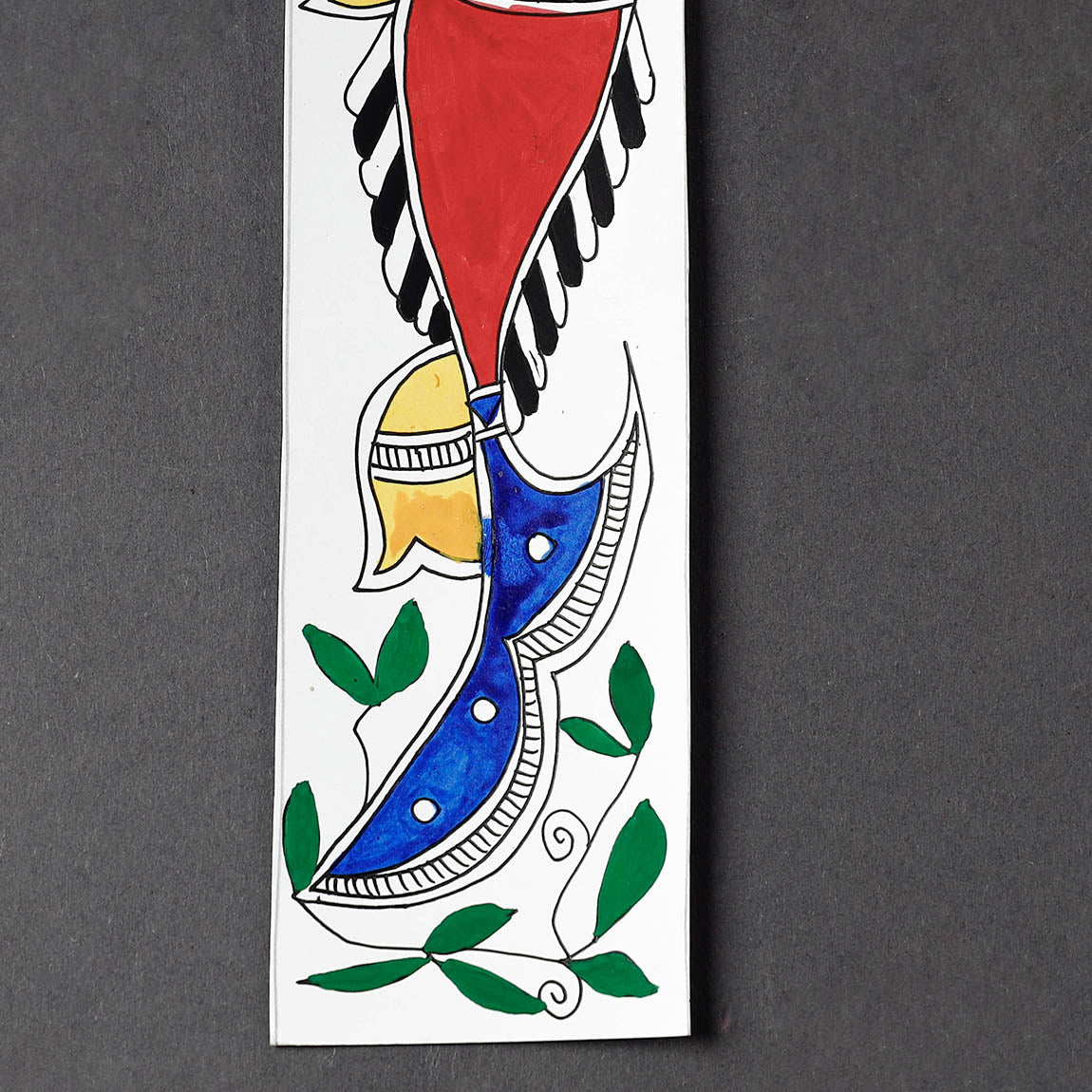 Buy Madhubani Handpainted Bookmark 