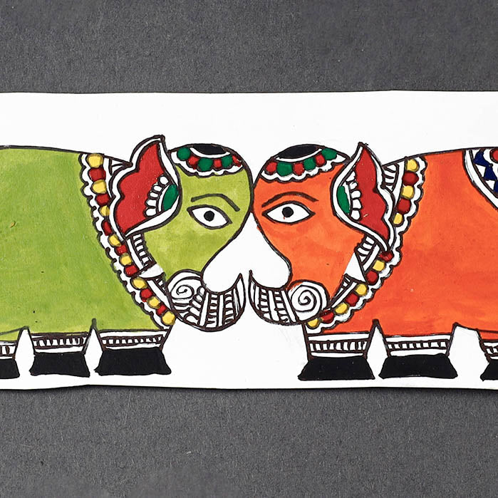 Buy Madhubani Handpainted Bookmark Online l iTokri.com