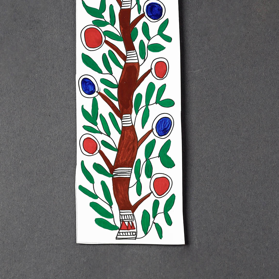 Buy Madhubani Handpainted Bookmark 