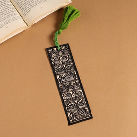 Madhubani handpainted bookmark with tassel 13 - handcrafted