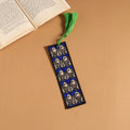 Madhubani handpainted bookmark with tassel 16 - handcrafted