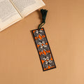 Madhubani handpainted bookmark with tassel 17 - handcrafted