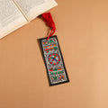 Madhubani handpainted bookmark with tassel 24 - handcrafted