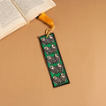 Madhubani handpainted bookmark with tassel 55 - handcrafted