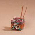  Madhubani Handpainted Paper Mache Pen Stand Online at iTokri.com