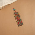 Madhubani handpainted wooden bookmark 34 - handcrafted