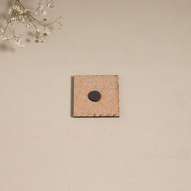 Madhubani handpainted wooden magnet 07 - handcrafted