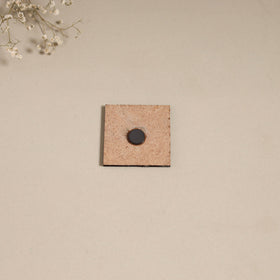 Madhubani handpainted wooden magnet 12 - handcrafted