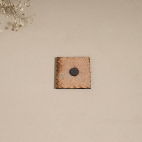 Madhubani handpainted wooden magnet 22 - handcrafted