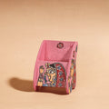  Madhubani Handpainted Wooden Pen Stand 