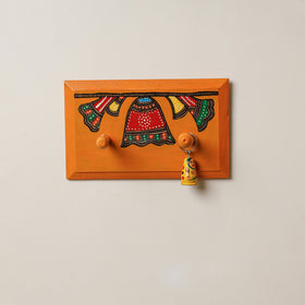  Madhubani Handpainted Wooden Wall Hanger 