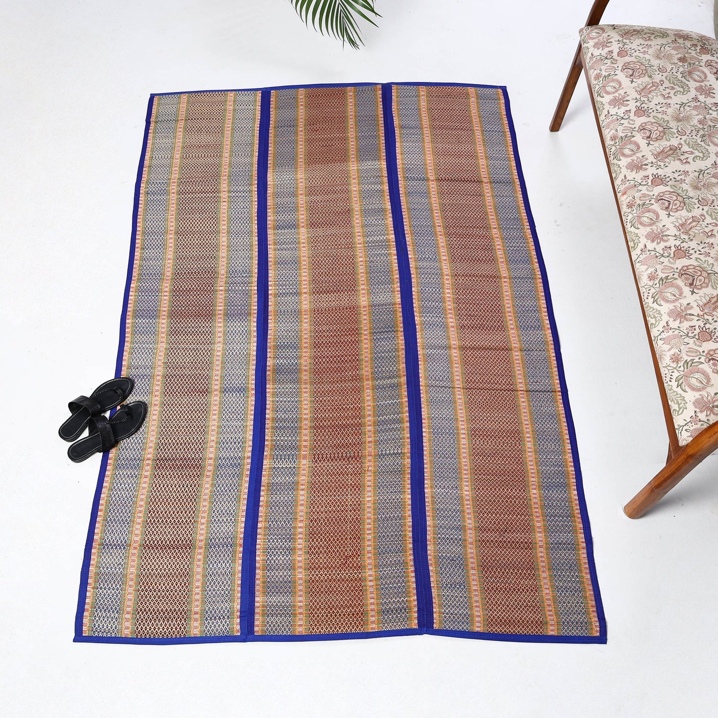  Madur Grass 3 Fold Floor Mat of Midnapore 