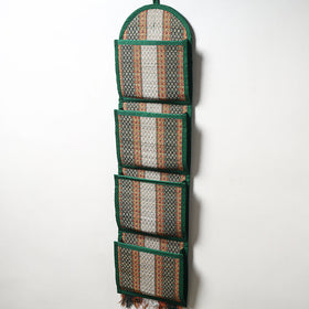  Madur Grass Wall Hanging Letter Holder - 4 pockets  (35 x 9 in) 