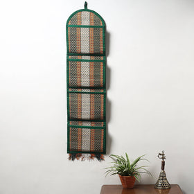  Madur Grass Wall Hanging Letter Holder - 4 pockets  (35 x 9 in) 