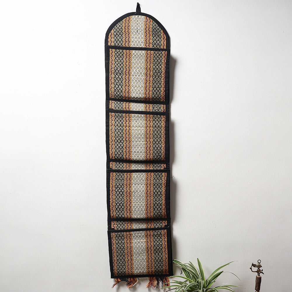  Madur Grass Wall Hanging Letter Holder - 4 pockets  (35 x 9 in) 