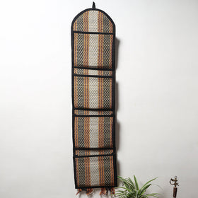  Madur Grass Wall Hanging Letter Holder - 4 pockets  (35 x 9 in) 