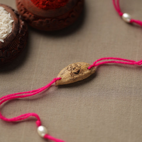  Green - Handcrafted Plantable Seed Rakhi 