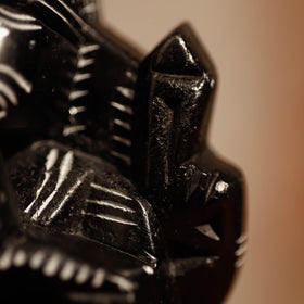 Mahabalipuram Stone Carving Chaturbhuja Lord Ganesha Idol