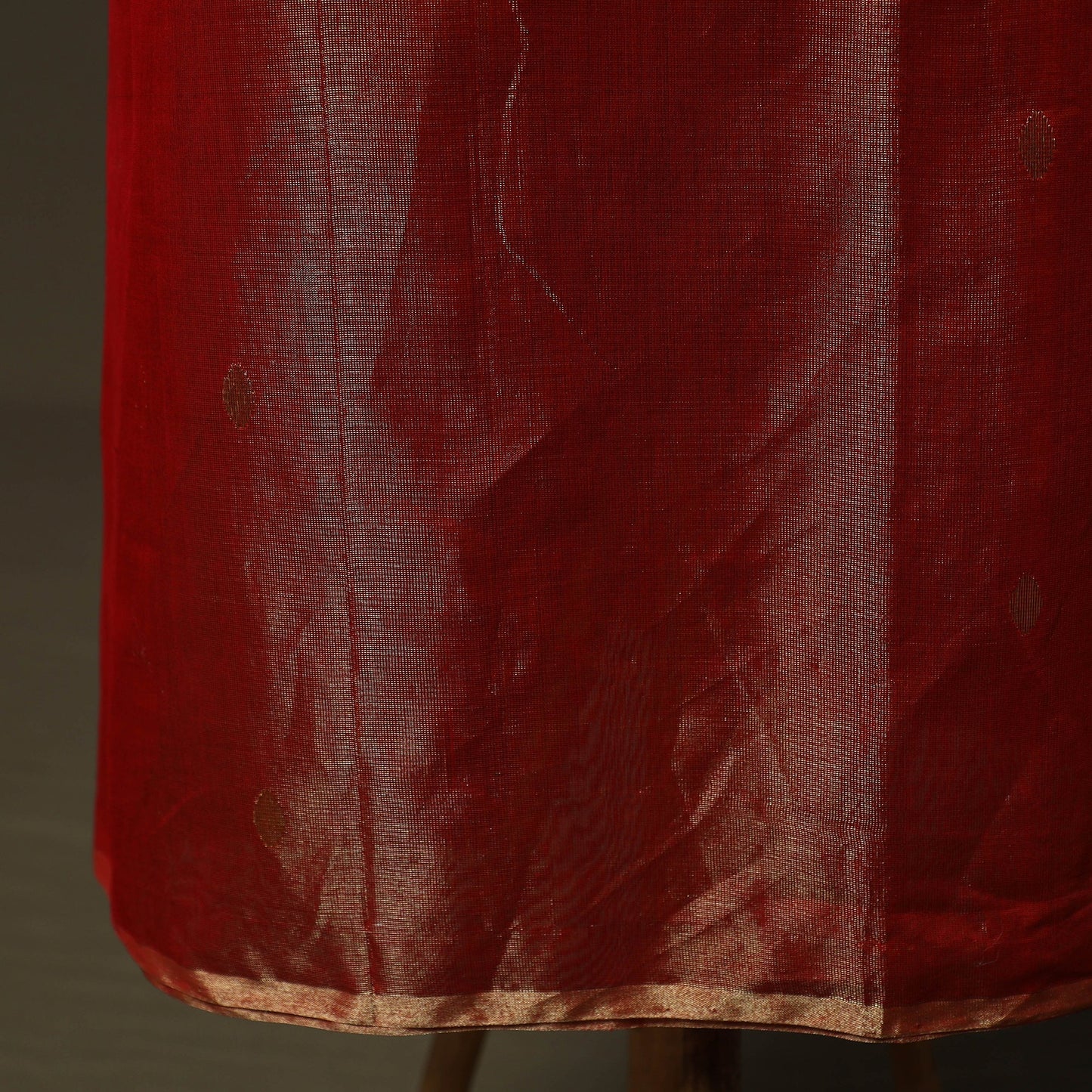 Maheshwari silk full tissue zari handloom 2pc unstitched