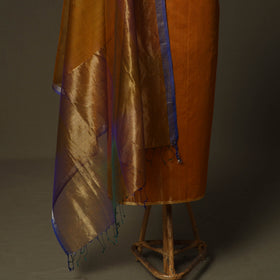 Maheshwari silk full tissue zari handloom 2pc unstitched