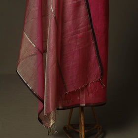 Maheshwari silk full tissue zari handloom 2pc unstitched