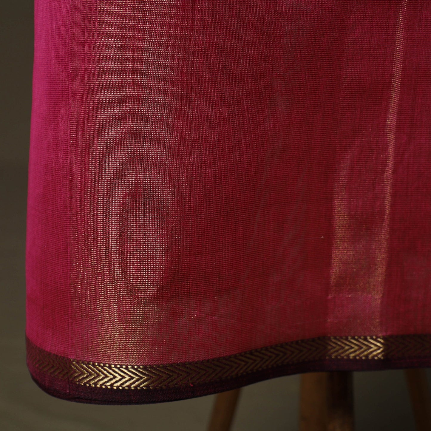 Maheshwari silk full tissue zari handloom 2pc unstitched