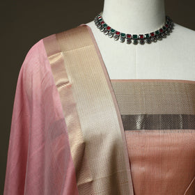 Maheshwari silk handloom 2pc unstitched dress material