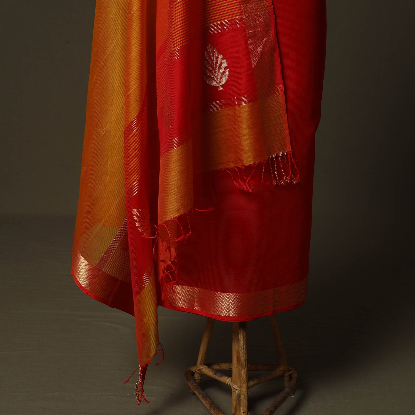 Maheshwari silk handloom 2pc unstitched dress material
