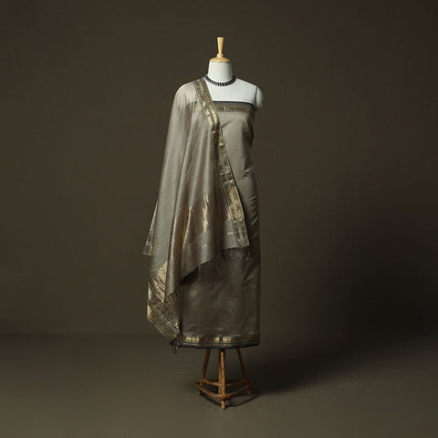 Maheshwari silk handloom 2pc unstitched dress material