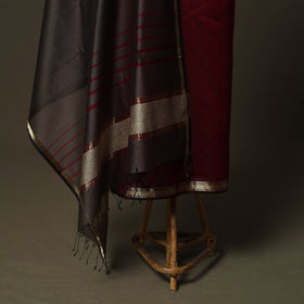 Maheshwari silk handloom 2pc unstitched dress material