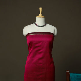 Maheshwari silk handloom 3pc unstitched dress material